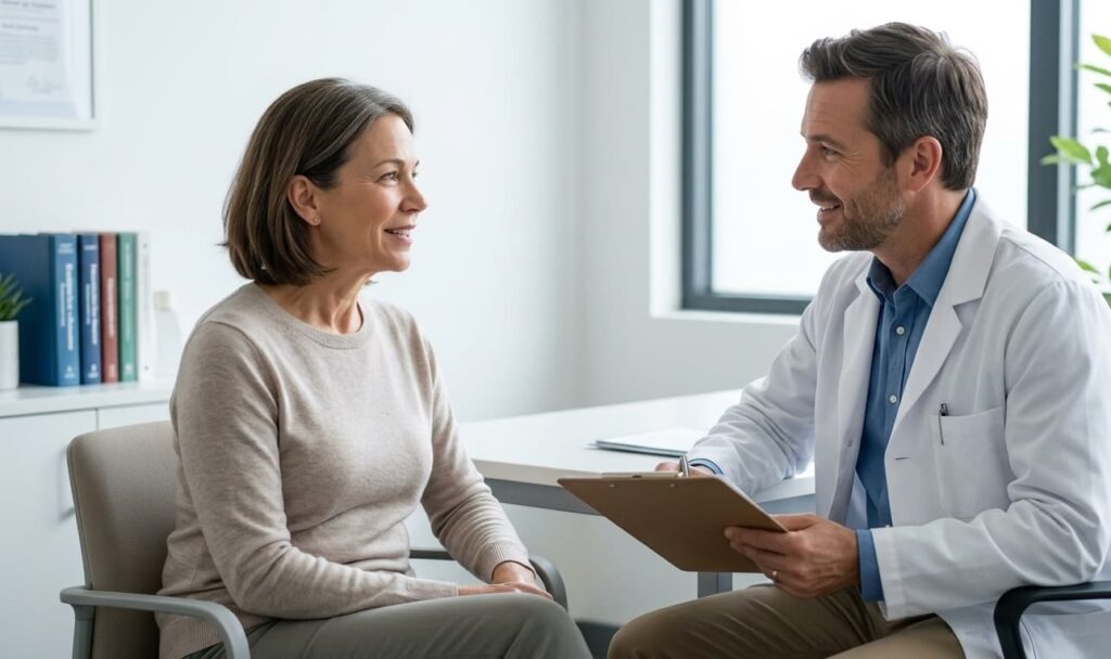 Consultation médicale pour évaluer les effets secondaires des probiotiques