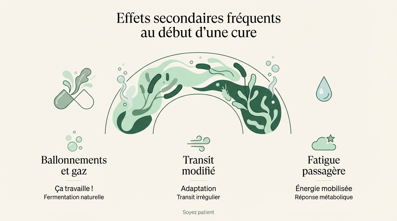 Effets secondaires probiotiques — guide visuel