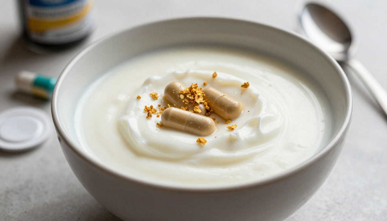 Comparaison yaourt et gélules probiotiques